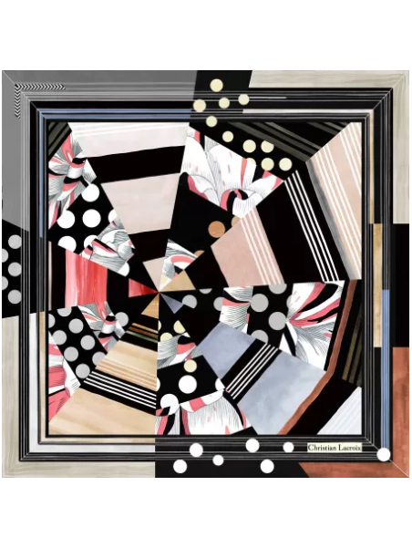 carré de soie 70x70cm objectif couleur