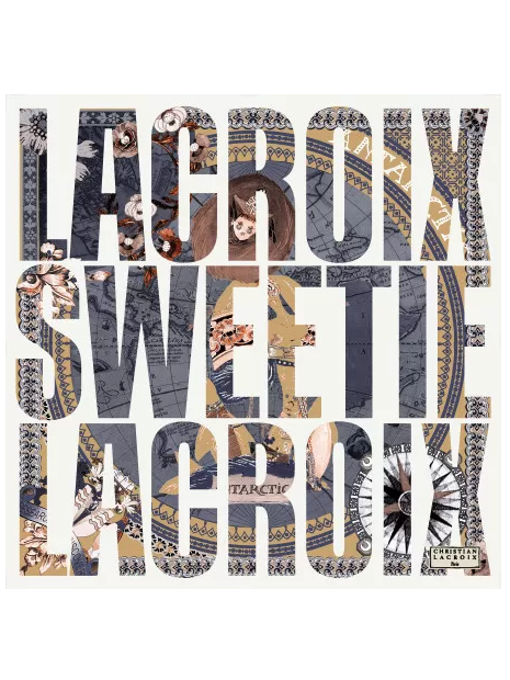 La Seta Mantero 713249601 carré de soie 90x90cm sweetie carre-de-soie