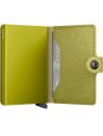 Secrid MC - CUIR DE VACHETTE - LIME porte cartes miniwallet crisple porte-cartes