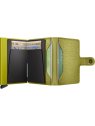Secrid MC - CUIR DE VACHETTE - LIME porte cartes miniwallet crisple porte-cartes