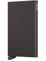 Secrid CP - ALUMINIUM - BROWN secrid cardprotector porte carte porte-cartes