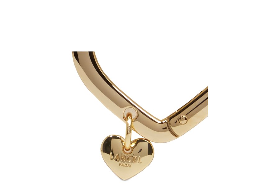 Lancel A13873 porté clés lancel coeur de lancel p.cles breloque