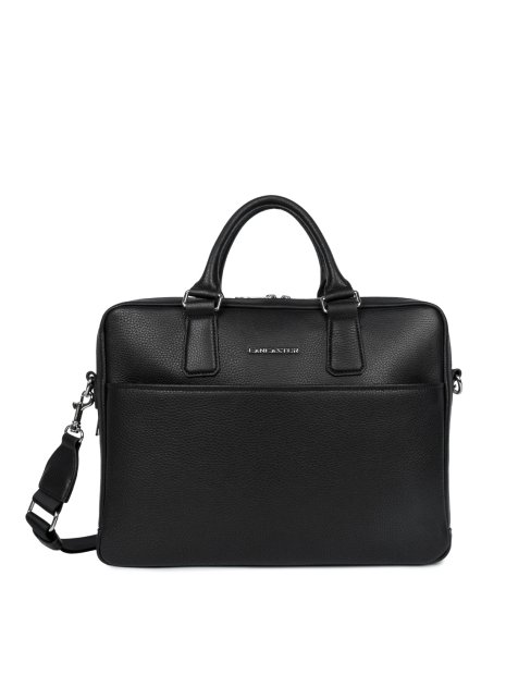 Lancaster 370-34 - CUIR DE VACHETTE - NOIR porte documents ordinateur gentleman harry sac-business
