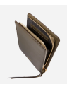 Lancel A13950 - CUIR DE VACHETTE - KAKI etui téléphone origami de lancel etui-telephone