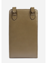Lancel A13950 - CUIR DE VACHETTE - KAKI etui téléphone origami de lancel etui-telephone