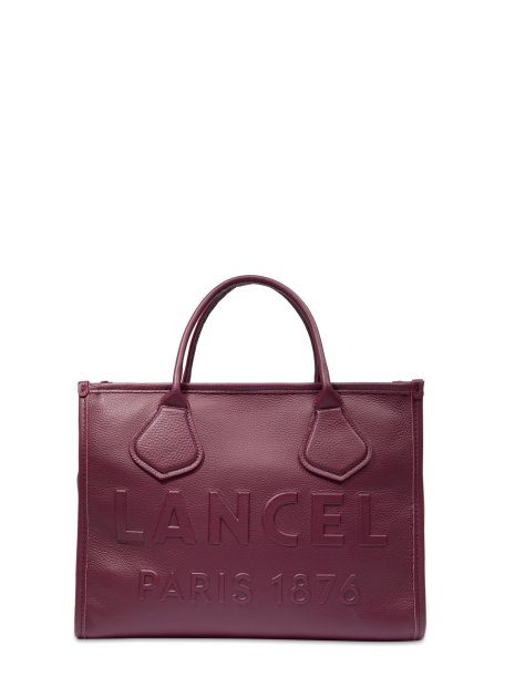 Lancel A12996 - CUIR DE VACHETTE - CASS cabas zippé m jour de lancel sacs-a-mains