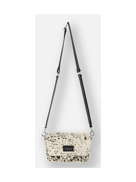 Les Ateliers Foures G150 - CUIR DE VACHETTE - BLANC sac rabat chimère petit format sacs-a-mains