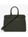 Lancel A13528 - CUIR DE VACHETTE - VERT sac porté main taille m faubourg de lancel sacs-a-mains