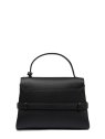 Lancel A13948 - CUIR DE VACHETTE - NOIR sac porté main rabat faubourg de lancel sacs-a-mains