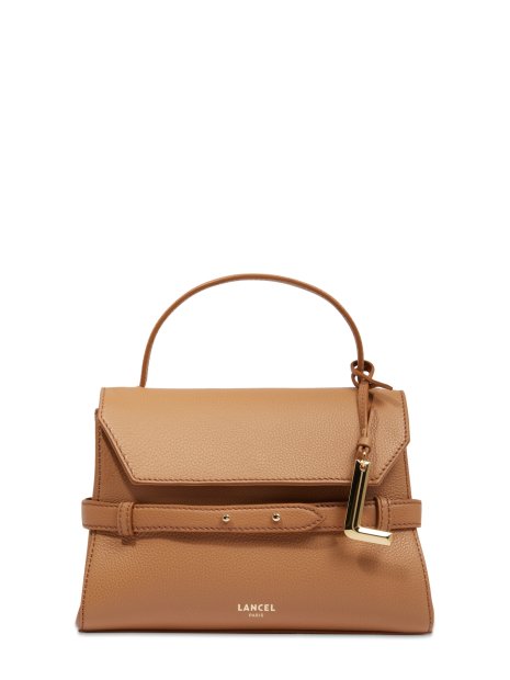 Lancel A13948 - CUIR DE VACHETTE - CAME sac porté main rabat faubourg de lancel sacs-a-mains