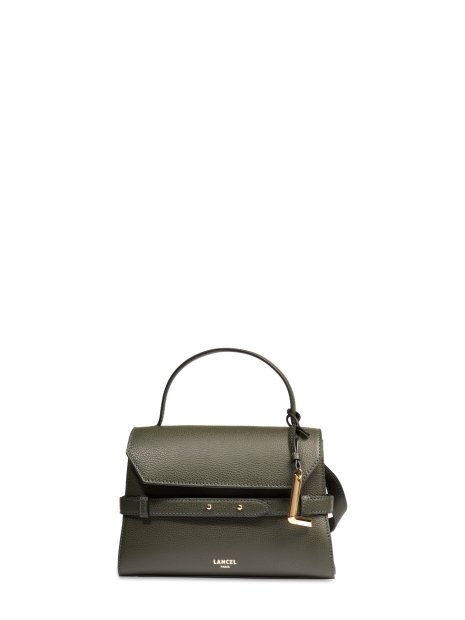 Lancel A13948 - CUIR DE VACHETTE - VERT sac porté main rabat faubourg de lancel sacs-a-mains