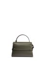 Lancel A13948 - CUIR DE VACHETTE - VERT sac porté main rabat faubourg de lancel sacs-a-mains