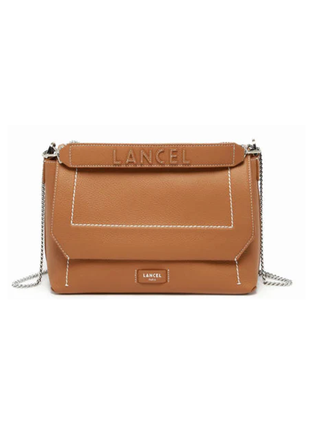 Lancel A13783 - CUIR DE VACHETTE - CAME sac rabat l ninon soft de lancel sacs-a-mains