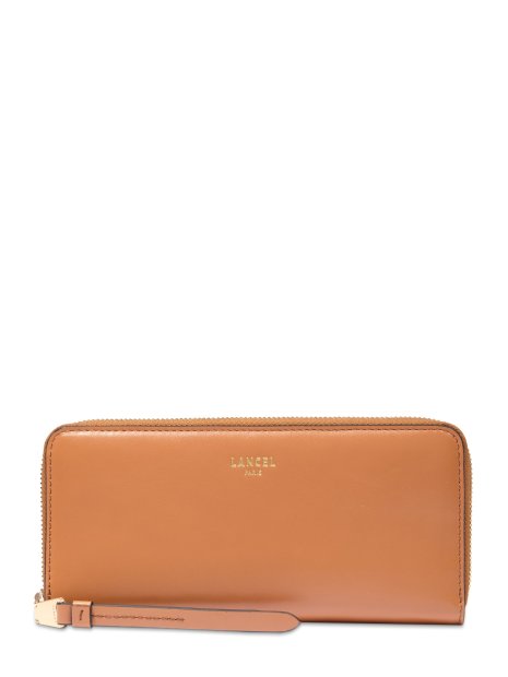 Lancel A13843 - CUIR DE VACHETTE - CAME portefeuille long zippé pmpb-femme