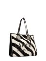 Lancel A13748 sac cabas lancel zebra sac-a-main-shopping-toile-ou-cuir