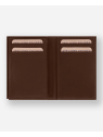 Les Ateliers Foures 935X - CUIR DE VACHETTE - COGNAC porte cartes 3 volets compact pollux baroudeur pcartes-credit