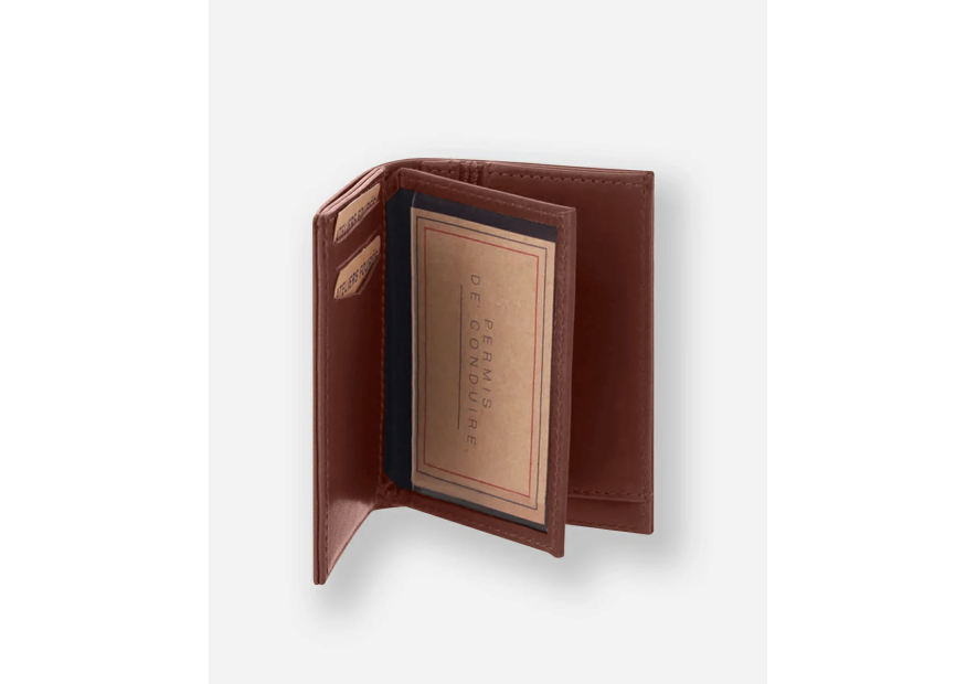 Les Ateliers Foures H28 portefeuille mini rabat platon Portefeuille Homme