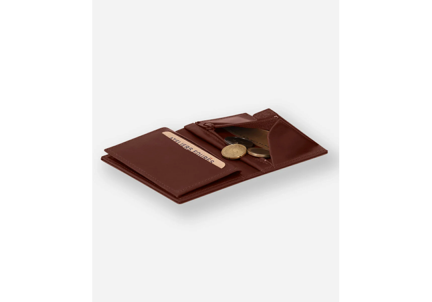 Les Ateliers Foures H28 portefeuille mini rabat platon Portefeuille Homme