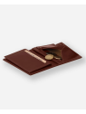 Les Ateliers Foures H28 - CUIR DE VACHETTE - FAUVE portefeuille mini rabat platon portefeuille-homme