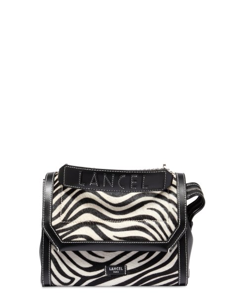 Lancel A13745 - CUIR DE VACHETTE - NOIR sac a rabat m sacs-a-mains