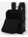 Les Ateliers Foures 9456 - CUIR DE VACHETTE - NOIR sac a dos mixte sac-a-dos