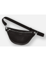 Les Ateliers Foures U125 - CUIR DE VACHETTE - NOIR banane bubble mm sacs-a-mains