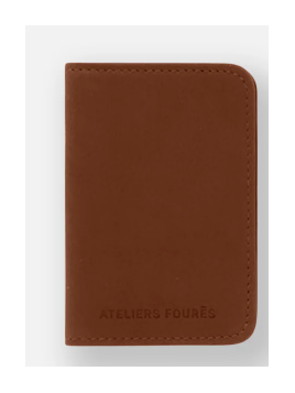 Les Ateliers Foures B18X - CUIR DE VACHETTE - FAUVE porte cartes porte cartes