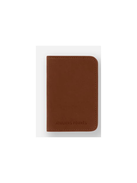 Les Ateliers Foures B18X - CUIR DE VACHETTE - FAUVE porte cartes porte-cartes