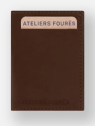 Les Ateliers Foures 910X - CUIR DE VACHETTE - COGNAC portefeuille portefeuille-homme