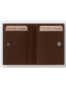 Les Ateliers Foures 910X - CUIR DE VACHETTE - COGNAC portefeuille portefeuille-homme