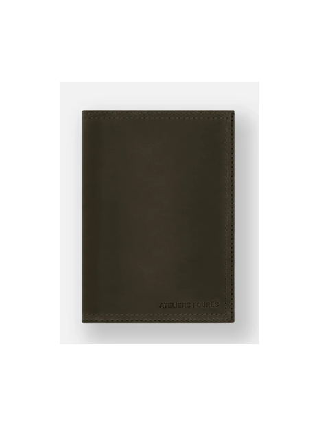 Les Ateliers Foures H66 - CUIR DE VACHETTE - MAQUIS portefeuille portefeuille-homme