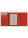 Les Ateliers Foures H49 - CUIR DE VACHETTE - ORANGE portefeuille portefeuille-homme