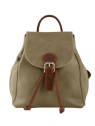 Frandi 819.05 - CUIR DE VACHETTE - KAKI sac a dos sacs-a-mains