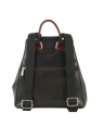 Frandi 819.05 - CUIR DE VACHETTE - NOIR sac a dos sacs-a-mains