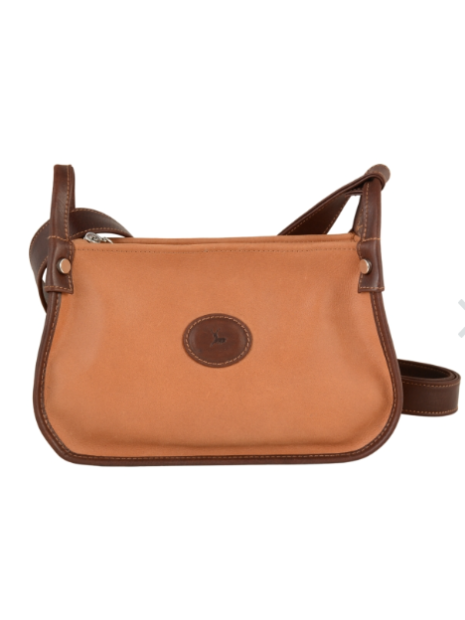 Frandi 824.05 - CUIR DE VACHETTE - GOLD sac porté travers s sacs-a-mains