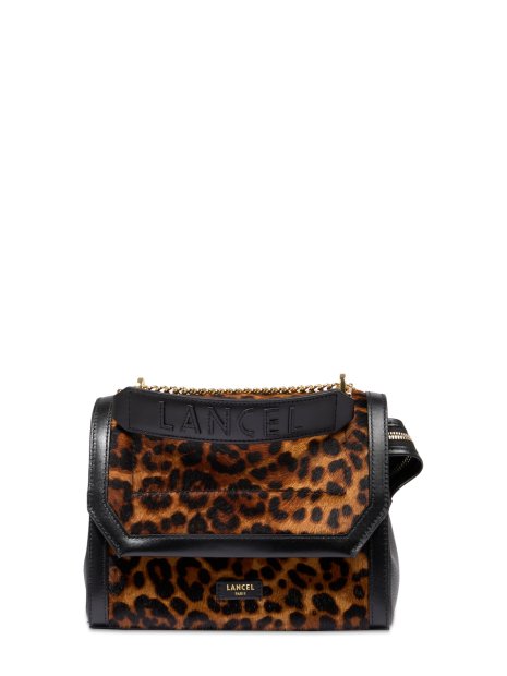 Lancel A13751 - CUIR DE VACHETTE - MCO  sac rabat ninon taille m animation léopard sacs-a-mains
