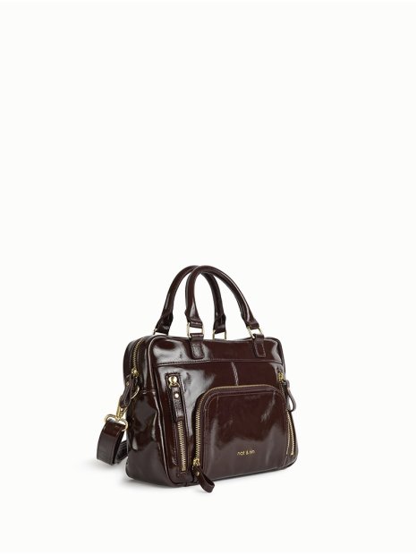 Nat & Nin MINI MACY - CUIR DE VACHETTE - E mini macy porté travers sacs-a-mains