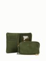 Nat & Nin JOYCE - CUIR DE VACHETTE - VERT  portefeuille porte monnaie amovible joyce nat&nin porfefeuille