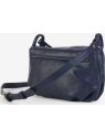 Nat & Nin JENNY - CUIR DE VACHETTE - BLEU  sac bandoulière rabat gibecière m jenny sacs-a-mains