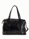 Nat & Nin THYLANE - CUIR DE VACHETTE - NOI sac cabas grand format thylane nat&nin sac-a-main-shopping-toile-ou-cuir