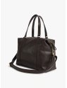 Nat & Nin THYLANE - CUIR DE VACHETTE - ÉBÈ sac cabas grand format thylane nat&nin sac-a-main-shopping-toile-ou-cuir