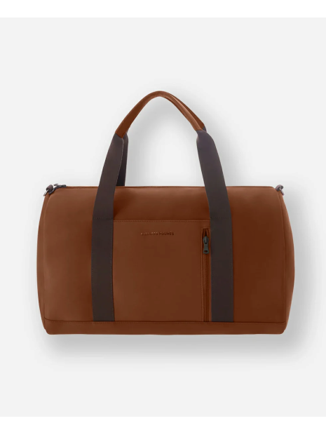 Les Ateliers Foures 9910 - CUIR DE VACHETTE - NOIR sac de voyage polochon 24heures argos baroudeur sacs-de-voyage