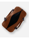 Les Ateliers Foures 9910 - CUIR DE VACHETTE - NOIR sac de voyage polochon 24heures argos baroudeur sacs-de-voyage
