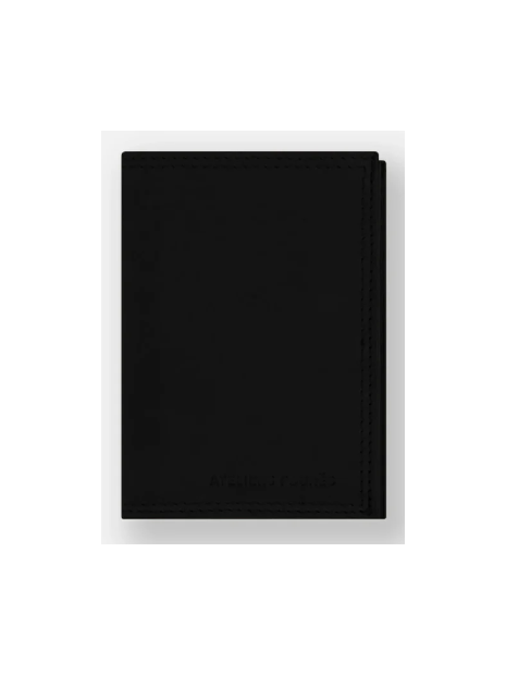 Les Ateliers Foures H49 - CUIR DE VACHETTE - NOIR portefeuille portefeuille-homme