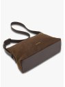 Nat & Nin BOWIE - CUIR DE VACHETTE - EBENE sac besace m bowie nat&nin sacs-a-mains