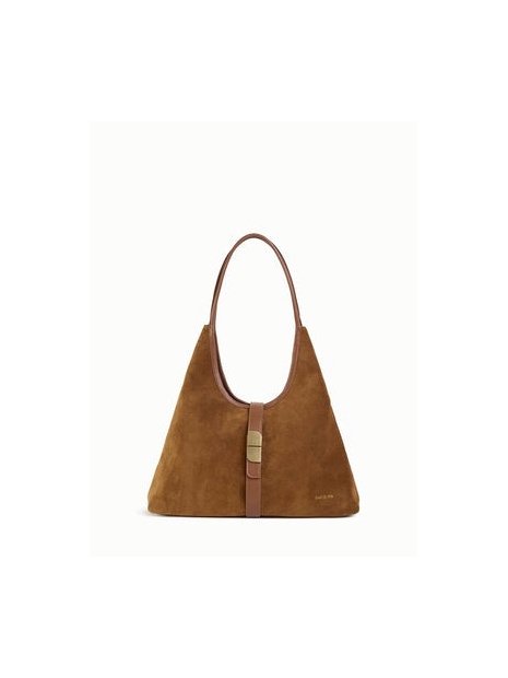 Nat & Nin ROMEO - CUIR DE VACHETTE - ÉPICE sac besace trapèze porté court roméo sacs-a-mains