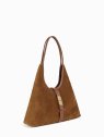 Nat & Nin ROMEO - CUIR DE VACHETTE - ÉPICE sac besace trapèze porté court roméo sacs-a-mains