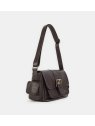 Nat & Nin JOY. - CUIR DE VACHETTE - EBENE sac rabat patte boucle taille m joy sacs-a-mains
