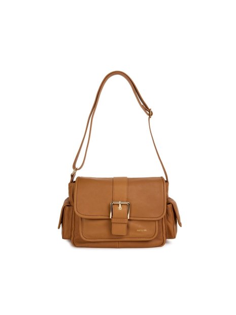 Nat & Nin JOY. - CUIR DE VACHETTE - EPICE  sac rabat patte boucle taille m joy sacs-a-mains