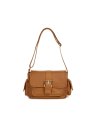 Nat & Nin JOY. - CUIR DE VACHETTE - EPICE  sac rabat patte boucle taille m joy sacs-a-mains